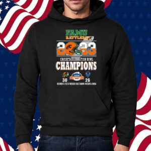 Famu Rattlers 2023 Cricket Celebration Bowl Champions Florida A M 30 – 26 Howard Bison Shirt Hoodie