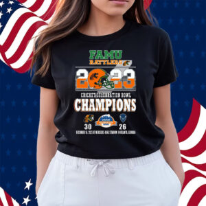Famu Rattlers 2023 Cricket Celebration Bowl Champions Florida A M 30 – 26 Howard Bison Shirts