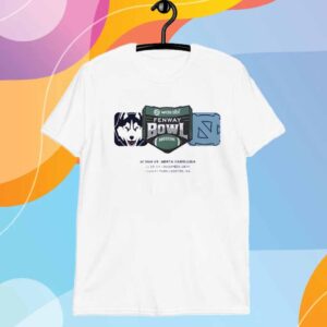 Fenway Bowl UConn Huskies Vs North Carolina Tar Heels Matchup At Fenway Park In Boston MA On December 28th 2024 NCAA T-Shirt