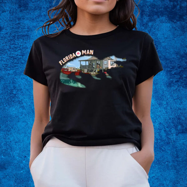 Florida Man Gator Boat Nft T-Shirts