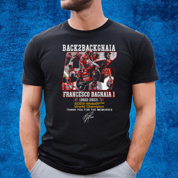 Francesco Bagnaia 2023 Motogp World Chmapion T-Shirt