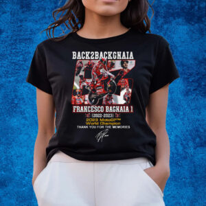 Francesco Bagnaia 2023 Motogp World Chmapion T-Shirts