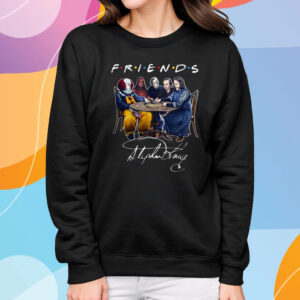 Friends Stephen King Horror Characters Signature T-Shirt Sweatshirt