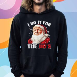 Funny Christmas Trump Santa Claus I Do It For The Hos T-Shirt