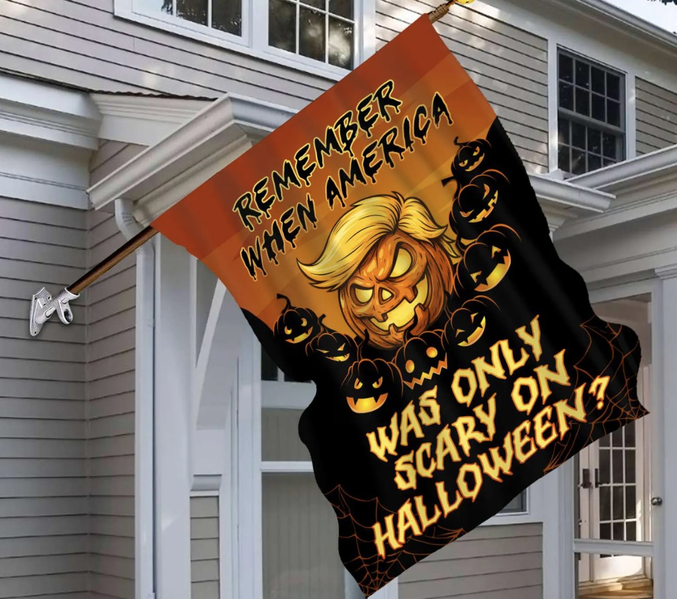 Funny Trump Halloween Flag
