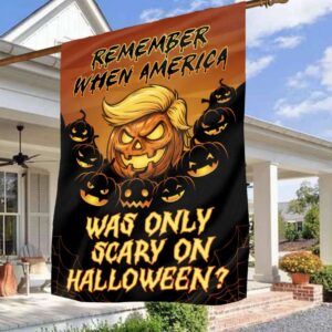 Funny Trump Halloween Flag