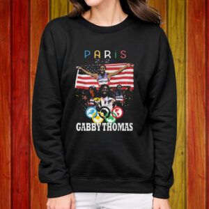 Gabby Thomas Champions Olympics 2024 Paris Shirt