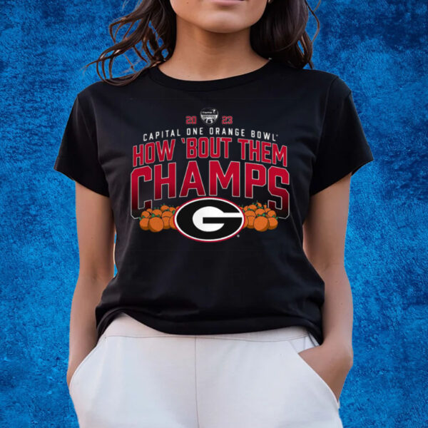 Georgia Bulldogs 2023 Orange Bowl Champions Mindset T-Shirts