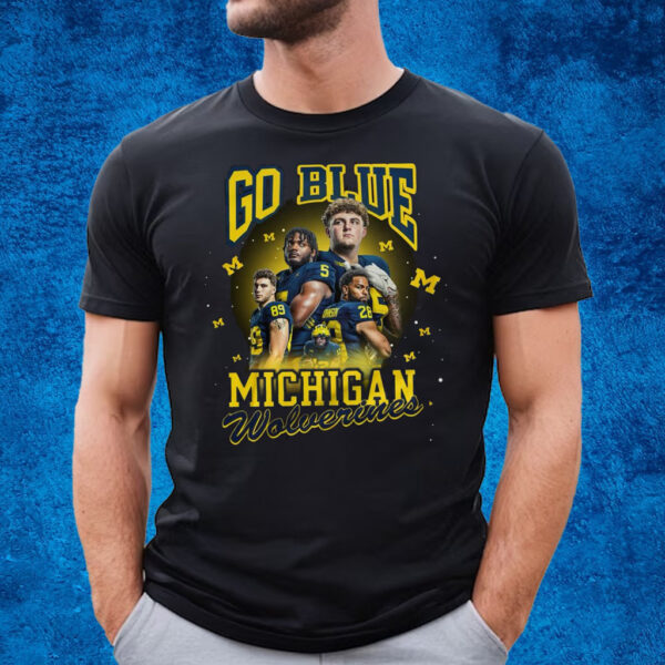 Go Blue Michigan Wolverines T-Shirt