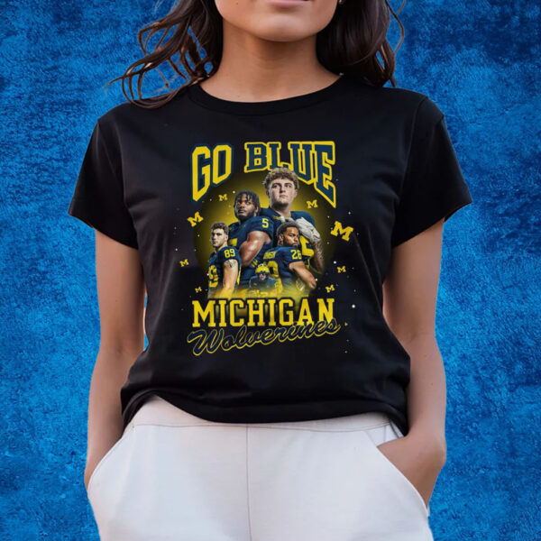 Go Blue Michigan Wolverines T-Shirts