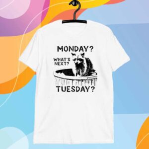 Got Funny Store Monday What's Next Tuesday T-Shirt