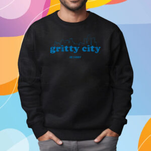 Gritty City Detroit Football T-Shirt Sweatshirt