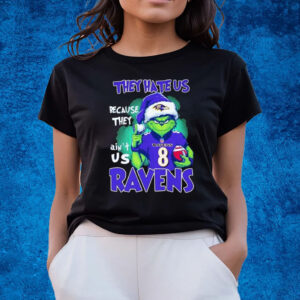 Grnch They Hate Us Because They Ain’t Us Ravens Shirts