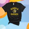 HAWKEYES BORN & RAISED VINTAGE HEAVYWEIGHT SHIRT