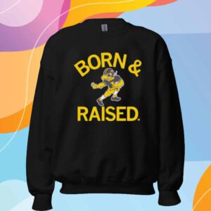 HAWKEYES BORN & RAISED VINTAGE HEAVYWEIGHT SHIRT