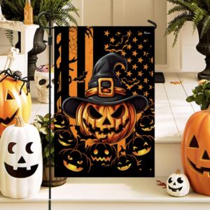 Halloween Pumpkin American Flag