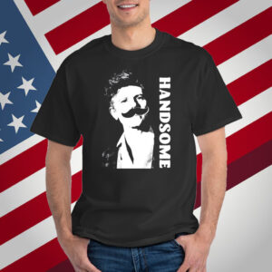 Handsome Podcast Tig Mustache T-Shirt