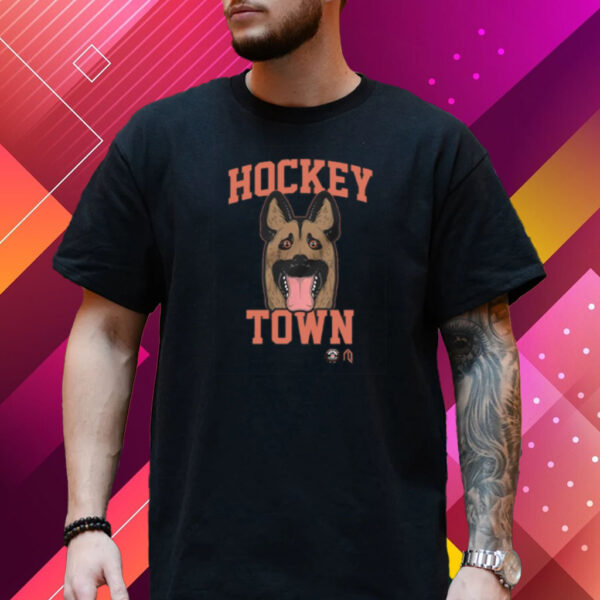 Hockey Town Dog Mask Shirt