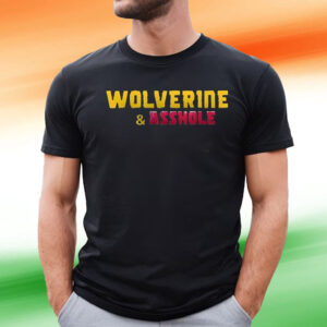 Hugh Jackman Wolverine & Asshole Tee Shirt
