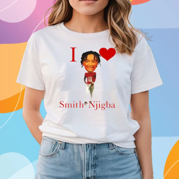 I Love Smith Njigba T-Shirts