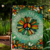Imagine All The People Living Life In Peace Flag