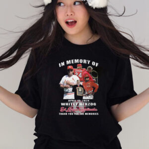 In Memory Of April 15 2024 Whitey Herzog St Louis Cardinals Thank You For The Memories Shirts