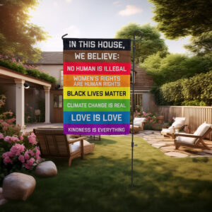 In This House Garden Flag