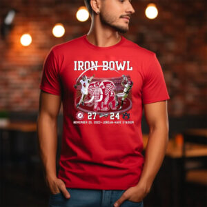 Iron Bowl Alabama Crimson Tide 27 – 24 Auburn Tigers November 25 2023 Jordan-Hare Stadium Shirt