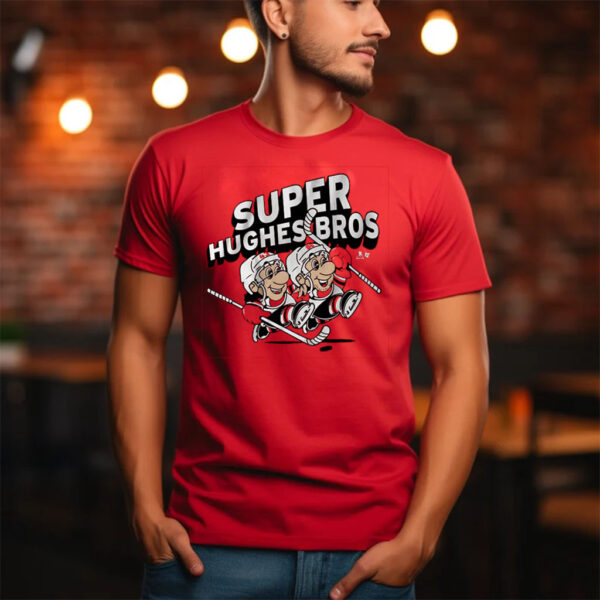 JACK HUGHES & LUKE HUGHES SUPER HUGHES BROS T-SHIRT