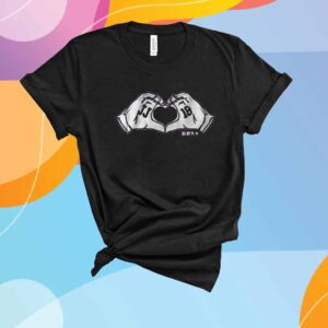 JUSTIN JEFFERSON HEART HANDS T-SHIRT