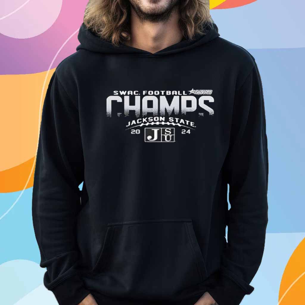 Jackson State University Football 2024 SWAC Conference Champions T-Shirt