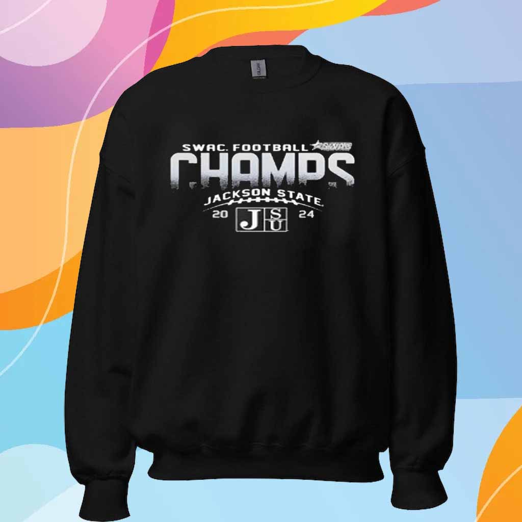 Jackson State University Football 2024 SWAC Conference Champions T-Shirt