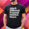 Jeter Williams Posada Pettitte Rivera T-Shirt