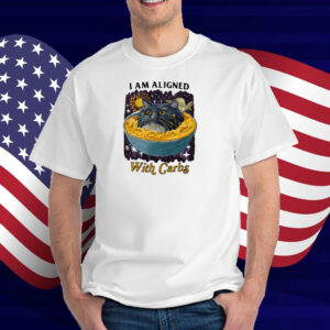 Jmcgg I Am Aligned With Carbs T-Shirt