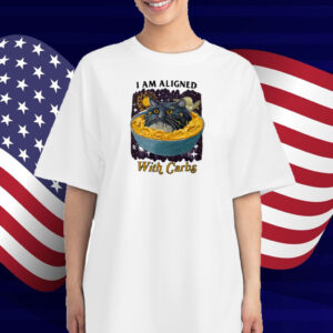 Jmcgg I Am Aligned With Carbs T-Shirt
