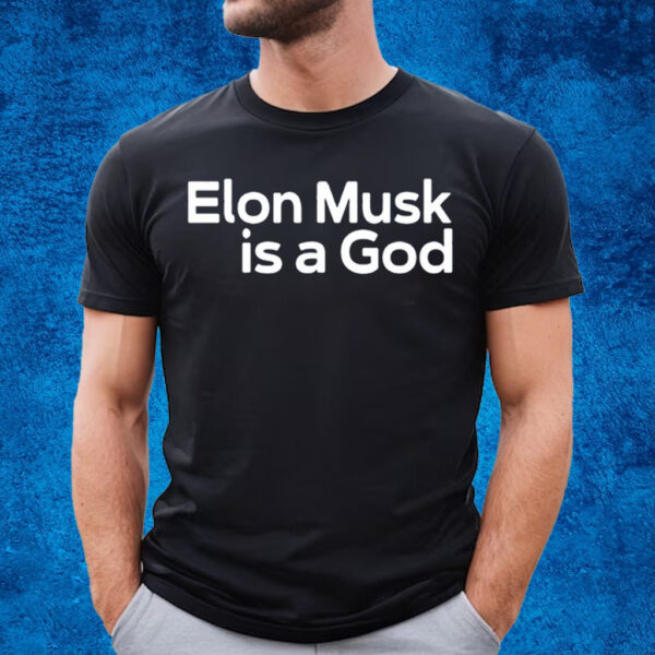 Joe Biden Elon Musk Is A God T-Shirt