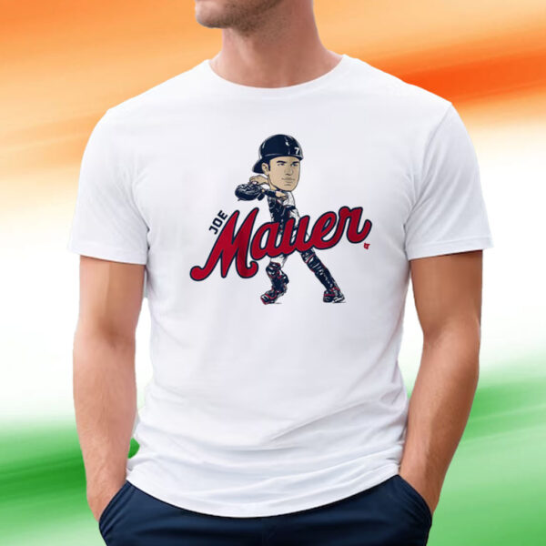 Joe Mauer Caricature Tee Shirt