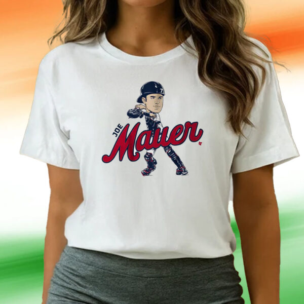 Joe Mauer Caricature Tee Shirts