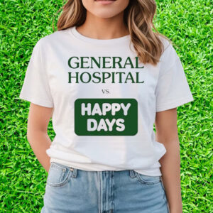 John Stamos General Hospital Vs Happy Days T-Shirts