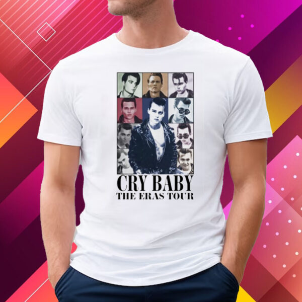 Johnny Depp Cry Baby The Eras Tour T-Shirt