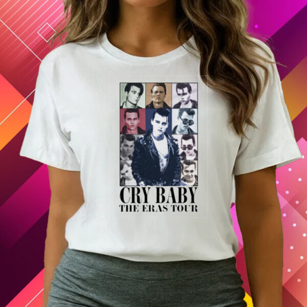 Johnny Depp Cry Baby The Eras Tour T-Shirts