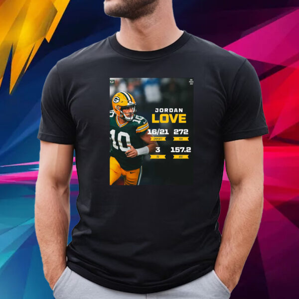 Jordan Love Green Bay Packers T-Shirt