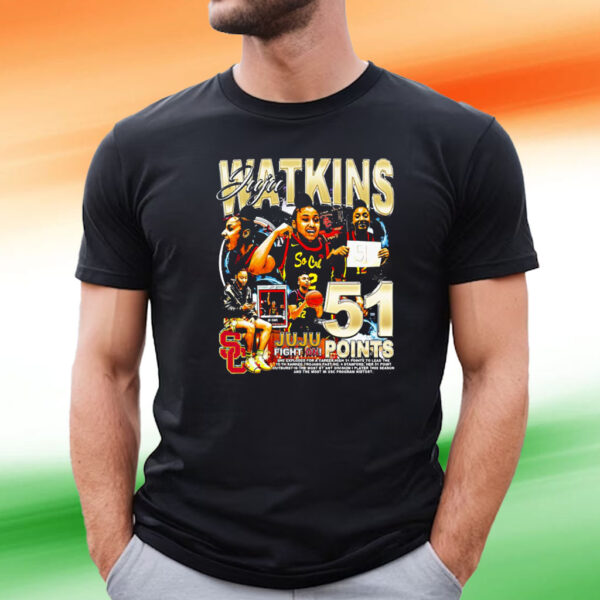 Juju Watkins 51 Points Picture Collage Tee Shirt