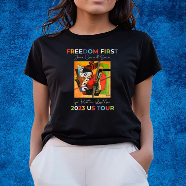 Justice For Keith Lamar Freedom First 2023 World Tour T-Shirts