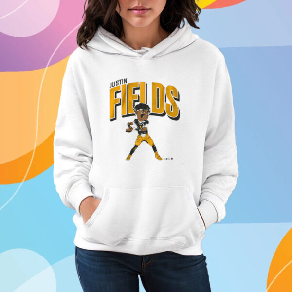 Justin Fields Pittsburgh Caricature T-Shirt Hoodie