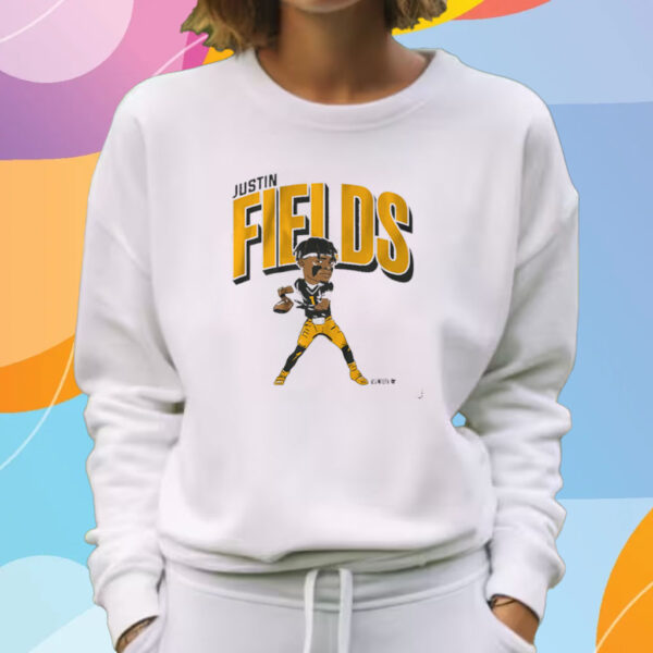 Justin Fields Pittsburgh Caricature T-Shirt Sweatshirt