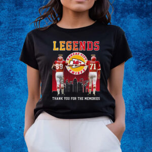 KC Chiefs Legends Otis Taylor Ed Budde T-Shirts