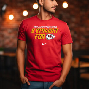 Kansas City Chiefs Afc West Division Champions 8 Straight For Shirt