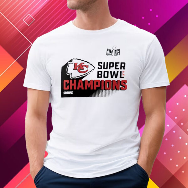 Kansas City Chiefs Super Bowl Lviii Champions Iconic Tee Shirt
