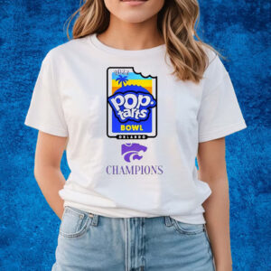 Kansas State Wildcats Football 2023 Pop Tarts Bowl Champions T-Shirts